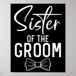 Poster Soeur De La Mariage Groom