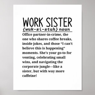 Poster soeur de travail