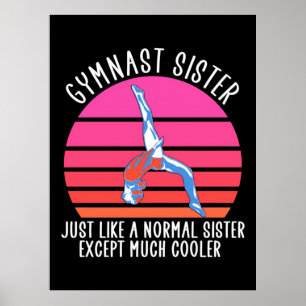Poster Soeur Gymnaste