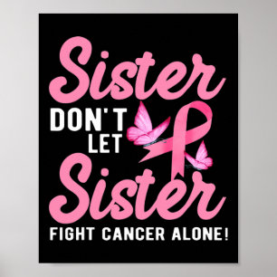 Poster Soeur ne laissez pas la soeur combattre seule le c