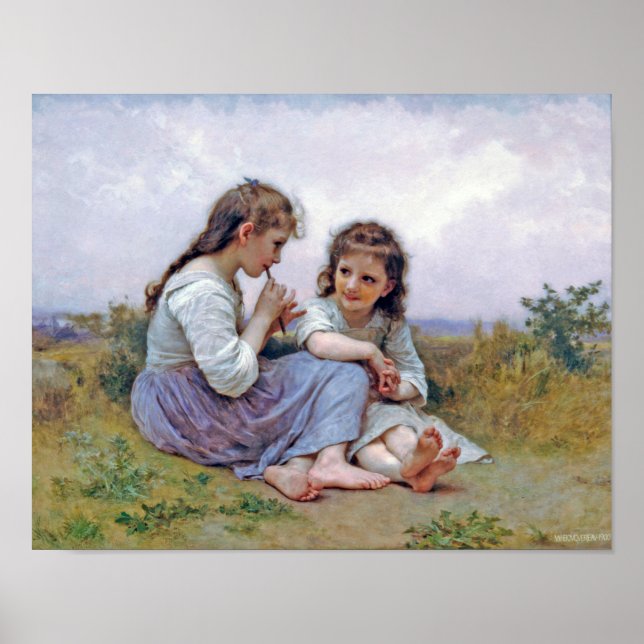 Poster Soeurs, Bouguereau (Devant)