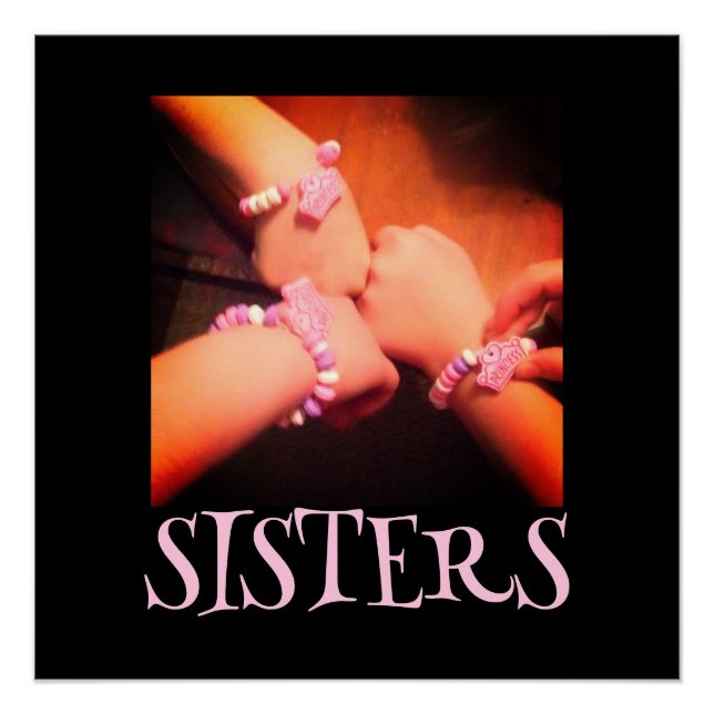 Poster SOEURS Candy Braceletes Mains (Devant)