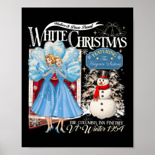 Poster Soeurs White Christmas Movie 1954 Pajamas Holiday