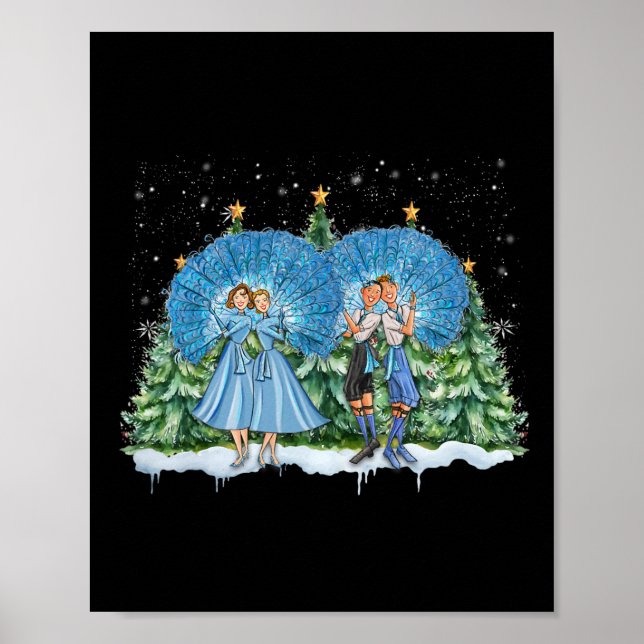 Poster Soeurs White Christmas Movie 1954 Xmas Pajam (Devant)