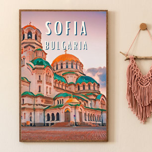 Poster Sofia, la ville des contrastes Bulgare
