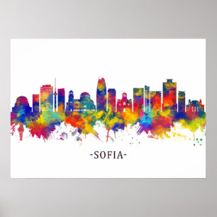 Poster Sofia Skyline
