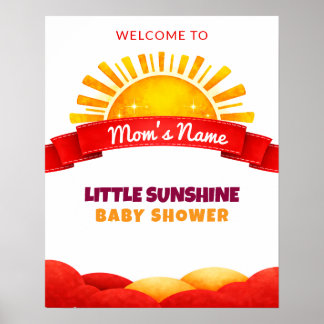 Poster Soft Sunrise Calm Baby Room Wall Visual