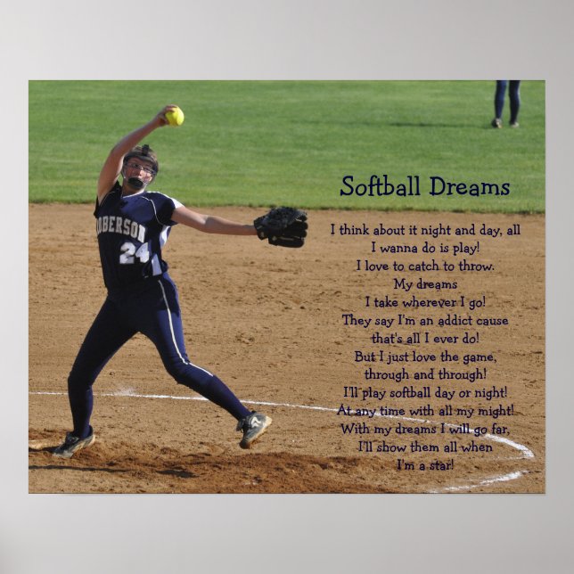 Poster Softball Dreams (Devant)