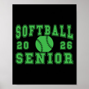 Poster Softball Soirée des Seniors Softball Promotion 202