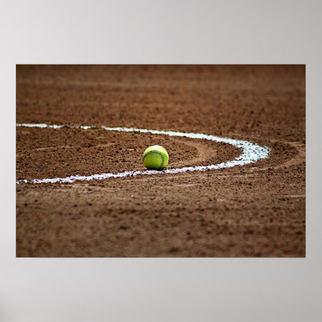 Poster Softball Sport (Devant)