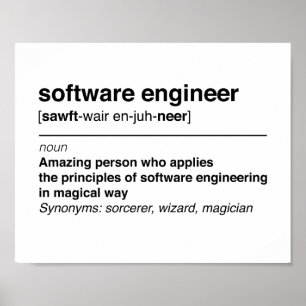 Poster Software engineer