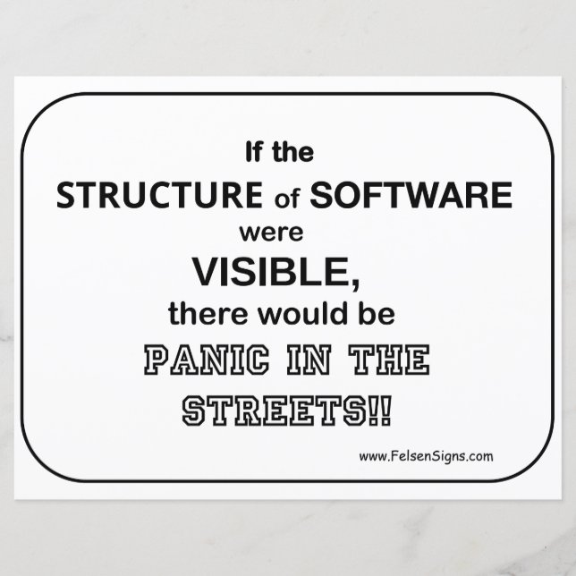 Poster - Software / Panik (Vorderseite)