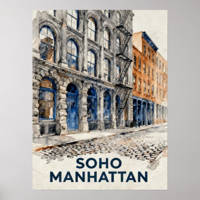 Poster SoHo Manhattan (Devant)