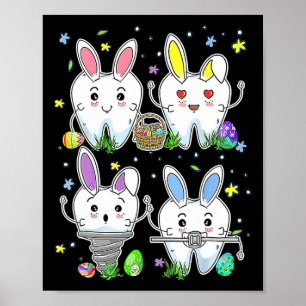 Poster Soins dentaires mignonnes Escouade dentaire Assist