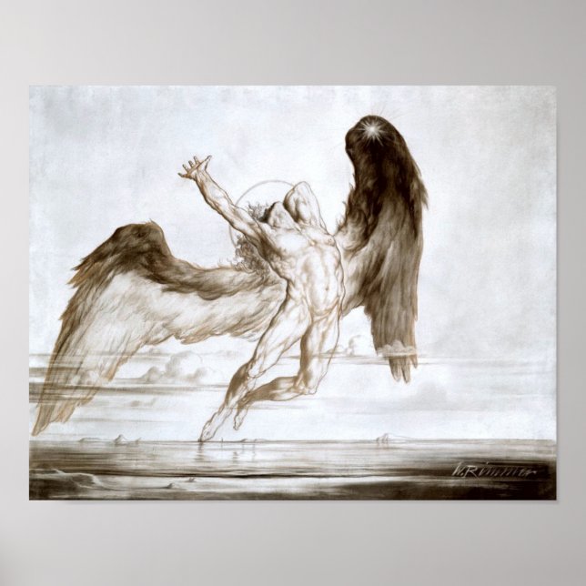 Poster Soirée aka La Chute du Jour par William Rimmer (Devant)