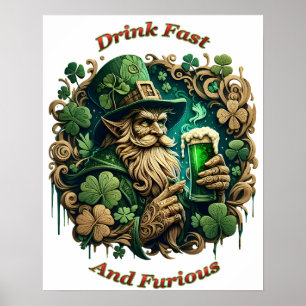 Poster Soirée enchantée de Ale A Leprechauns Toast 16x20