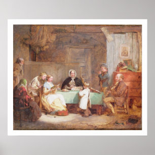 Poster Soirée musicale (huile sur toile) 2