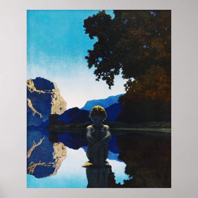 Poster Soirée, par Maxfield Parrish (Devant)