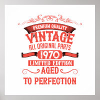 Soirée personnalisée vintage de 55 ans