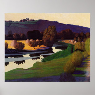 Poster Soirée sur la Loire - Felix Vallotton