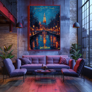 Poster Soirées d'Amsterdam - Reflets de Sérénité