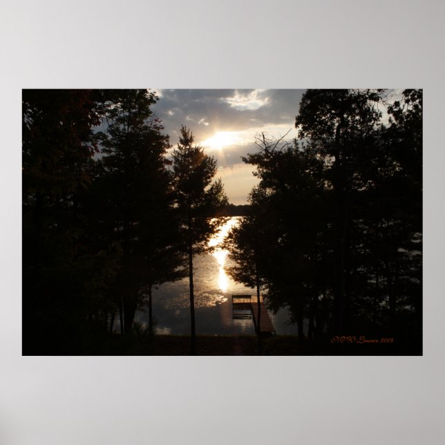 Poster Sois calme, mon âme (Devant)