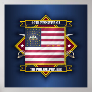 Poster soixante-neuvième Infanterie de la Pennsylvanie
