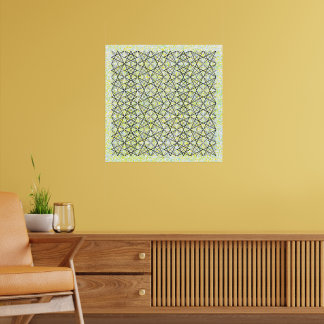 Poster Soixante Quatre Étoiles À Huit Branches 