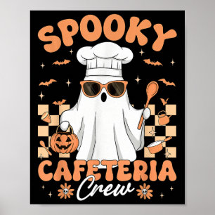 Poster Soky Cafeteria Crew Déjeuner dame Halloween Hommes