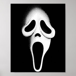 Poster Soky Y Ghost Face Horreur Party Masque Halloween C