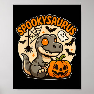 Poster Sokysaurus Enfants Halloween Dinosaur Enfants Todd