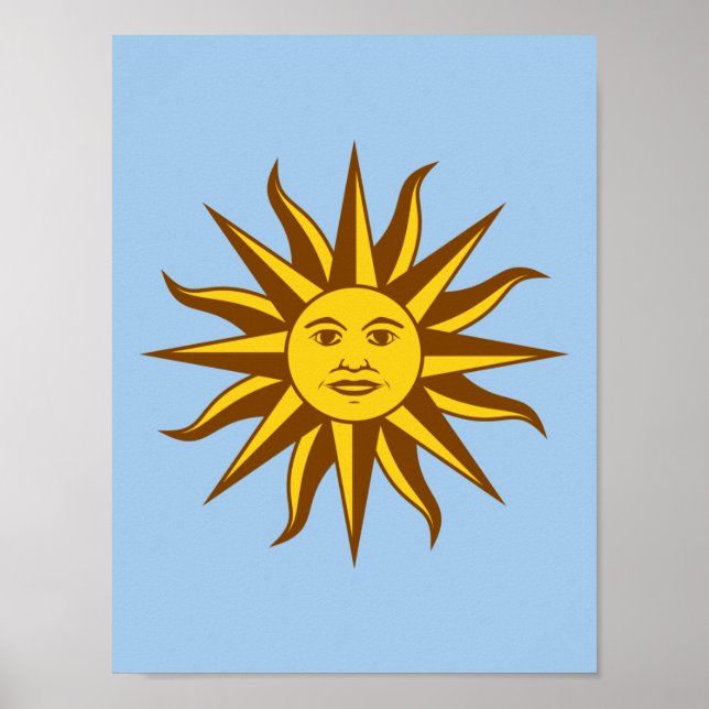 Poster Sol de Mayo - URUGUAY (Devant)