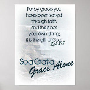 Poster Sola Gratia/ Grace seule