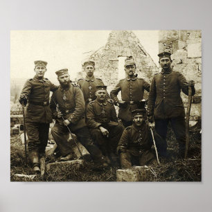 Poster Soldats allemands