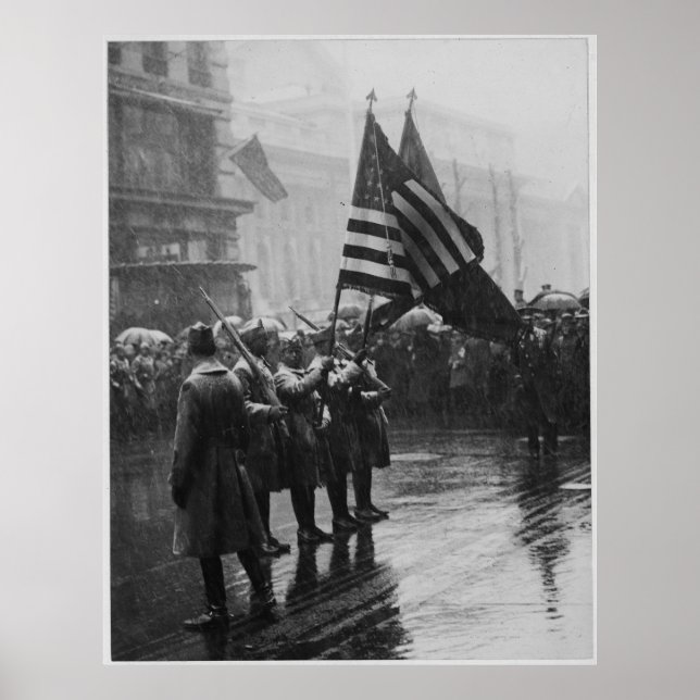Poster Soldats de Buffalo 367e infanterie Afro-Américaine (Devant)
