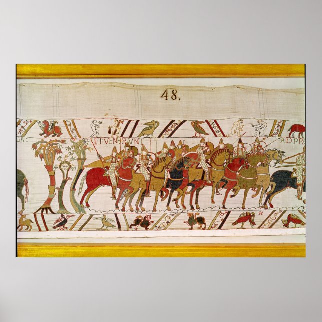 Poster Soldats quittant Hastings pour se battre avec (Devant)