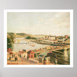 Poster Soleil à Rouen, 1896 (huile sur toile)