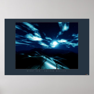 Poster Soleil de nuit