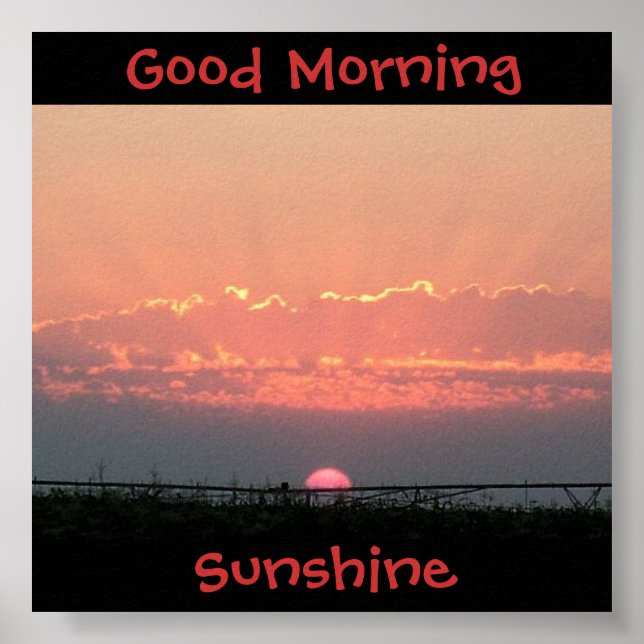 Poster Soleil du bon matin (Devant)