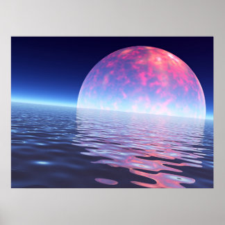 Poster Soleil mourant