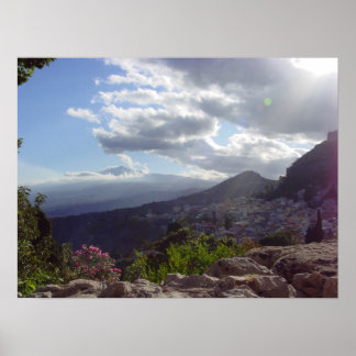 Poster Soleil sicilien