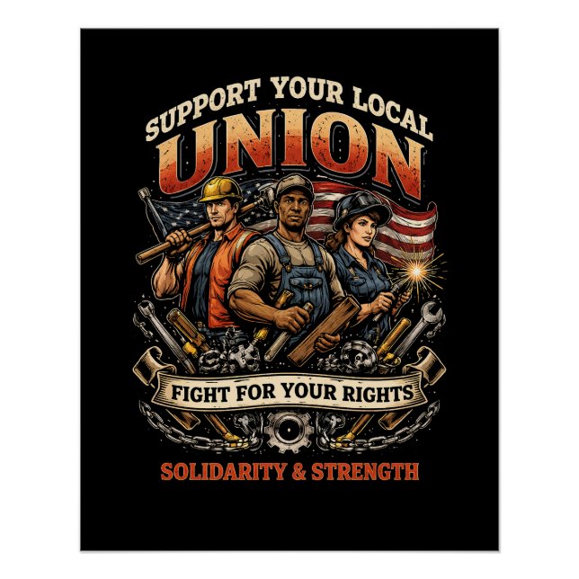 Poster Solidarité et Force (Devant)
