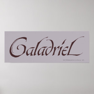 Poster Solide nommé de Galadriel