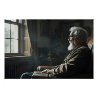 Solitude contemplative âgée