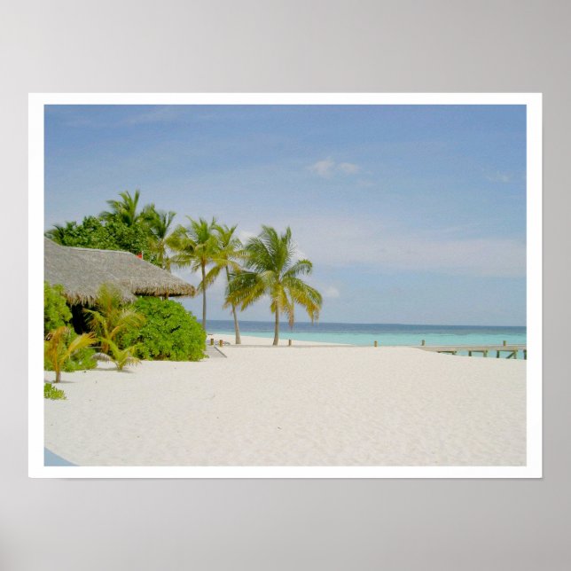Poster Solitude des Maldives (Devant)
