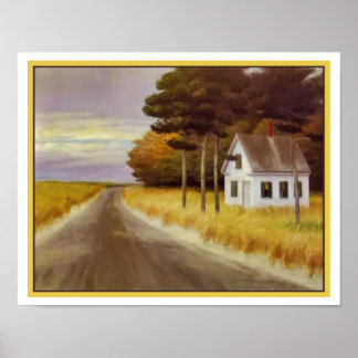 Poster Solitude no 56 Edward Hopper 1944