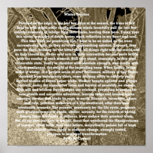 Poster Solstice d'hiver