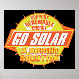 Poster Solution énergétique solaire