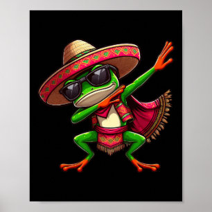 Poster Sombrero Poncho Cinco De Mayo
