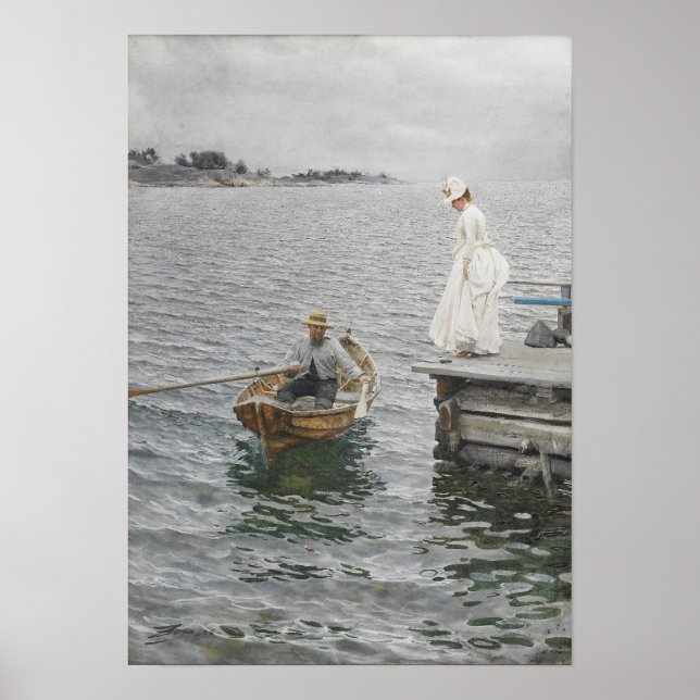 Poster Sommarnöje, Anders Zorn (Devant)